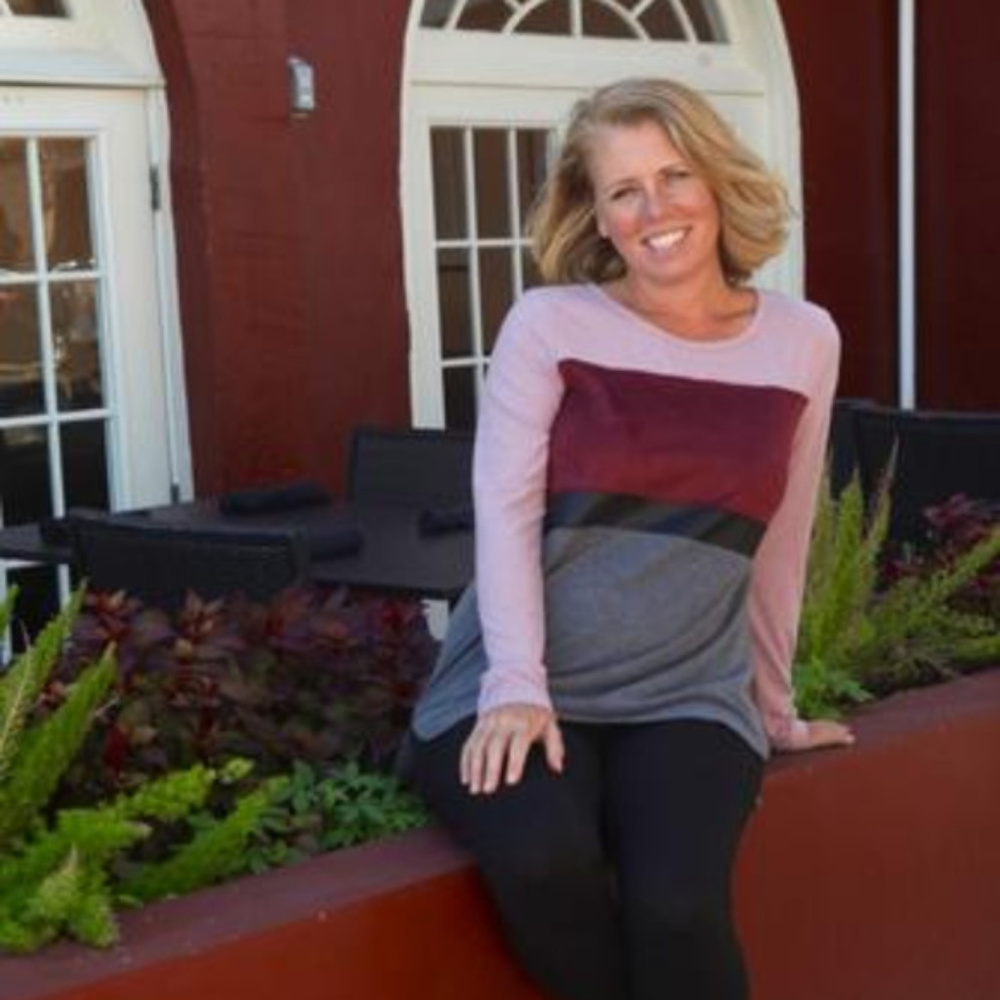 Long Sleeve Mauve and Grey Shirt